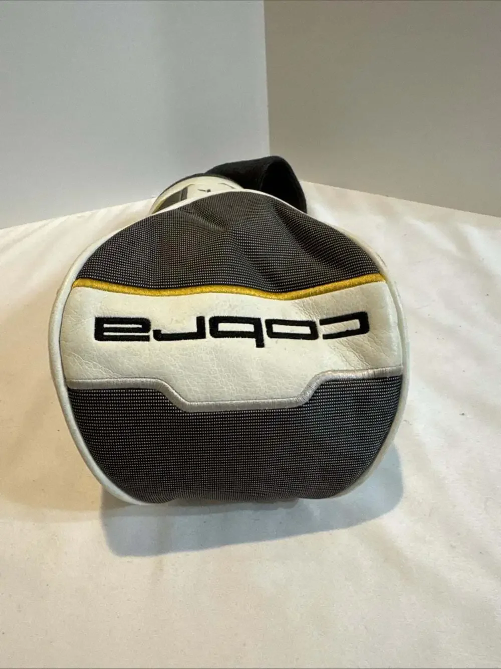 Cobra Fly-Z Driver Headcover Only Head Cover White Gray Gold
